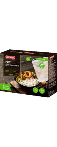 Крупы Рис длиннозерный Ярмарка Отборная