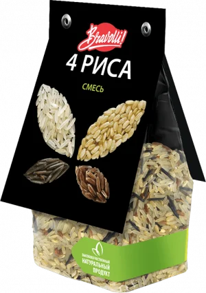 Крупы Смесь 4 риса Bravolli!