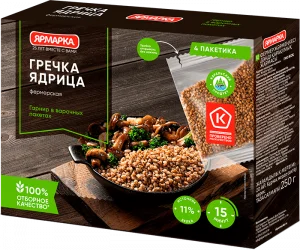 Крупы Гречка ядрица Ярмарка